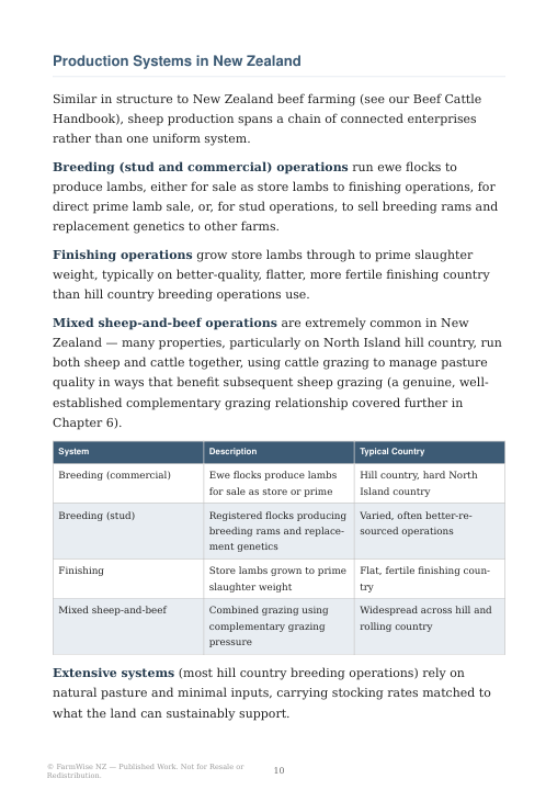 Detailed Sheep Farming in NZ
