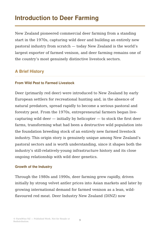 Detailed Deer Farming Handbook NZ – Complete Farming Guide